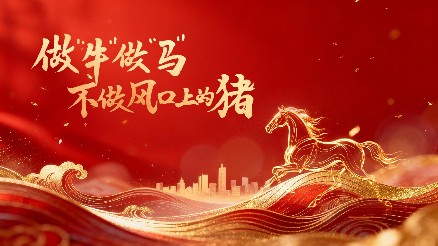 做牛做马，不做风口上的猪——2026新年贺词